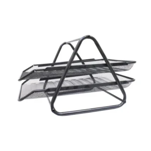 Bandejas de metal para escritorio 2/1 Negro